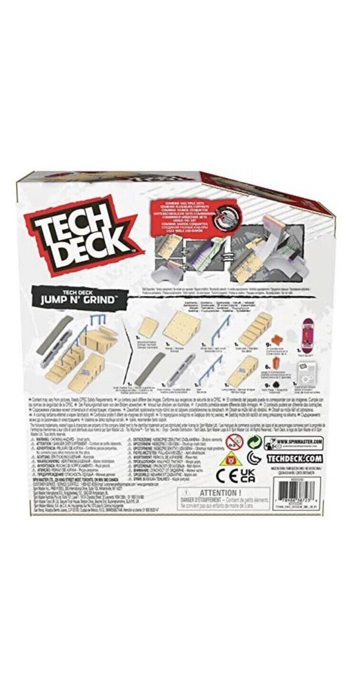 TECH DECK - Jump N' Grind - X -Connect - Park Creator & Customizable