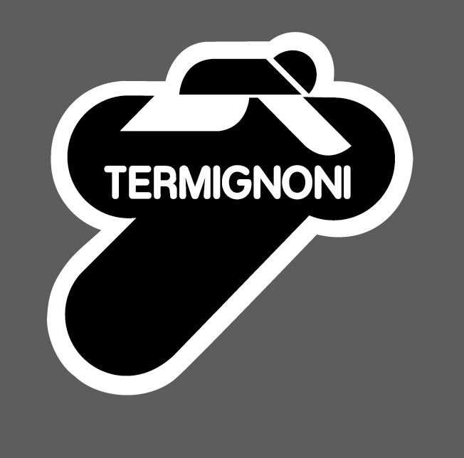 Sticker TERMIGNONI Heat Resistant 8 cm Right Black