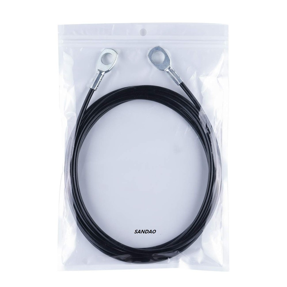 Fitness Pulley Cable,Replacement Cable Machine Accessories,Cable 79", black