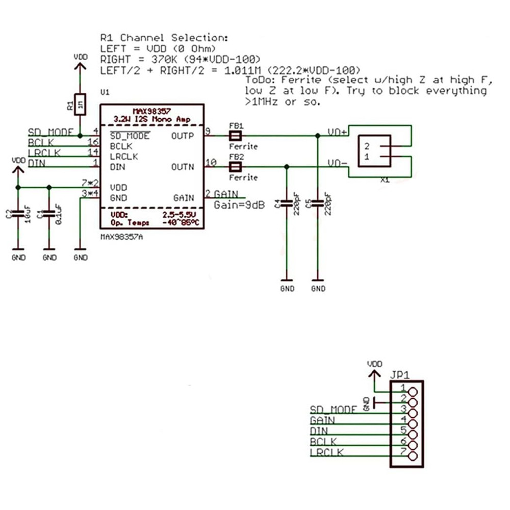 3Pcs MAX98357 I2S 3W Audio Amplifier Board DAC Decoder Breakout Module Class D F
