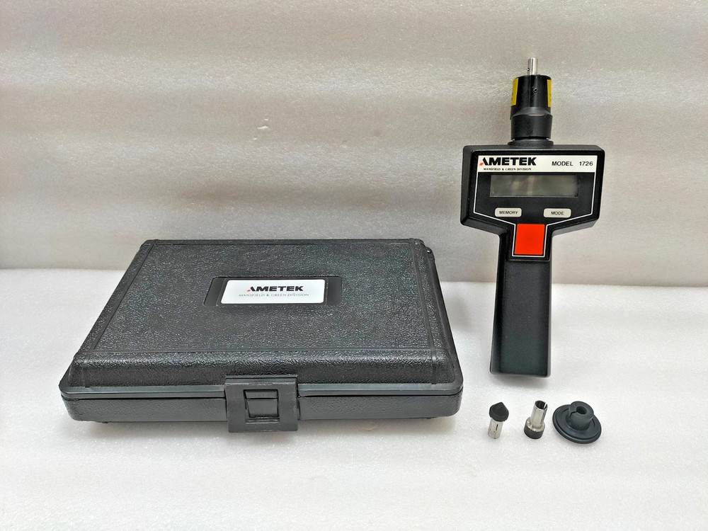 AMETEK MODEL 1726 DIGITAL TACHOMETER DUAL FUNCTION