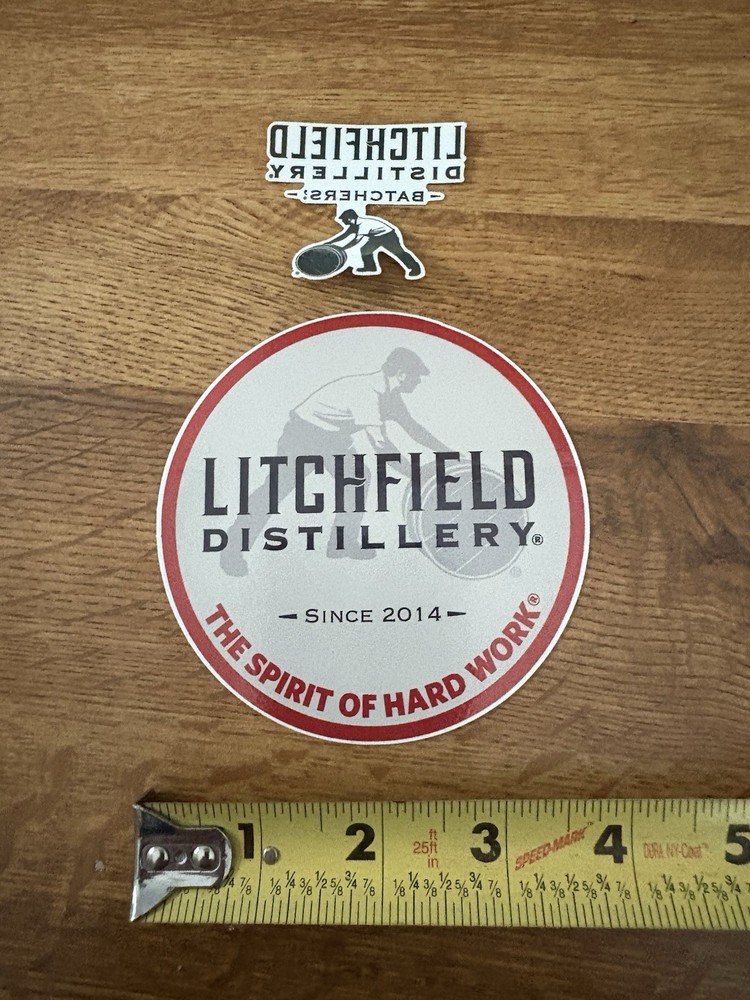 Litchfield Distillery,  Bourbon, Decals, Sticker