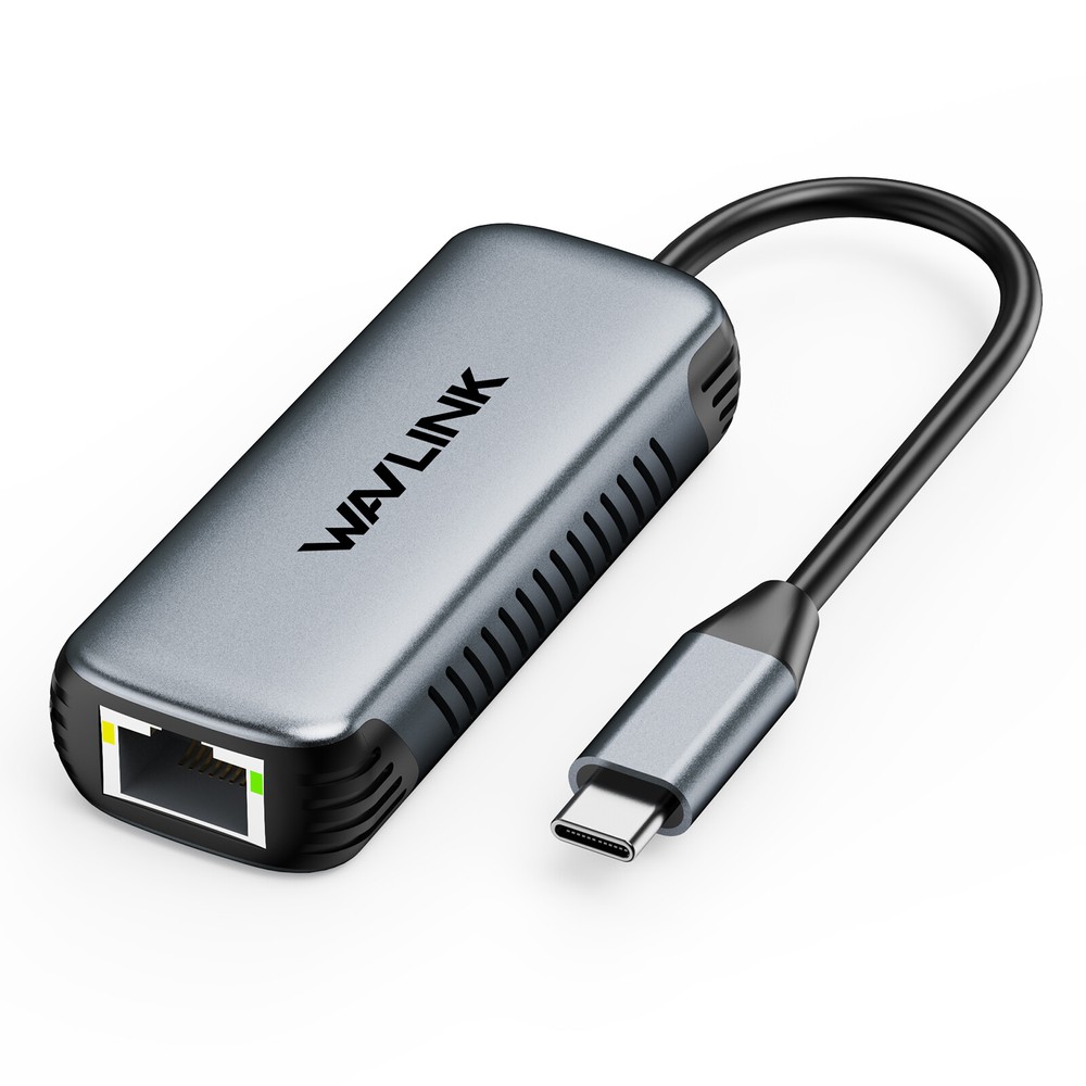 Thunderbolt 3/USB3.0 2-in-1 USB-C/USB-A 2.5G Ethernet Adapter Mac/Win/Linux Fast