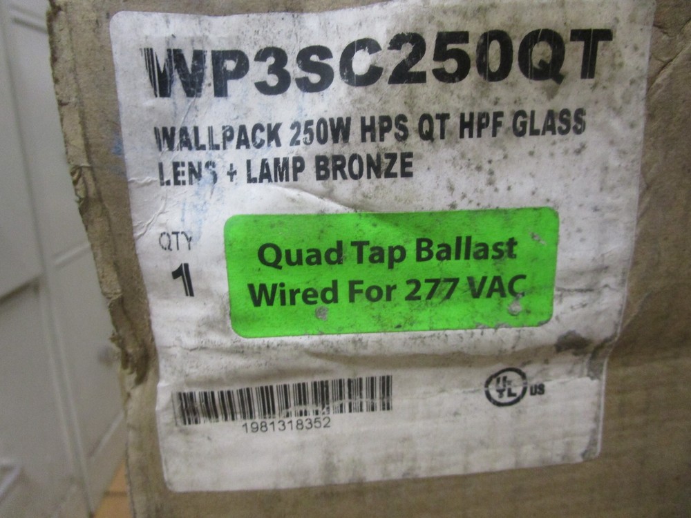 RAB WP3SC250QT Wallpack Glass Lens (NEW)