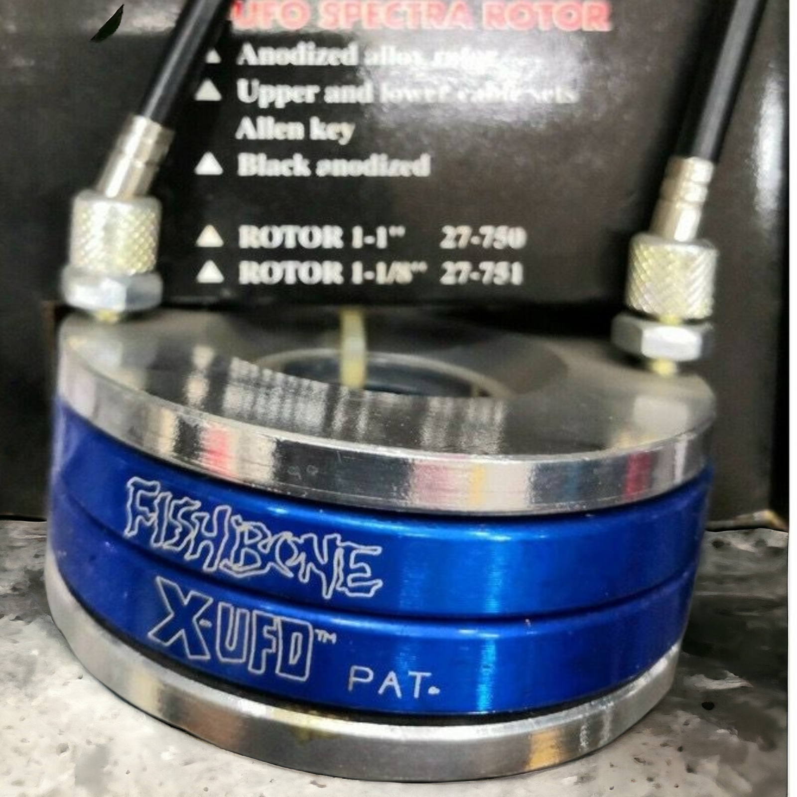 BMX Gyro Rotor System Fishbone X-UFO Old school Style 1" & 1 1/8" Size