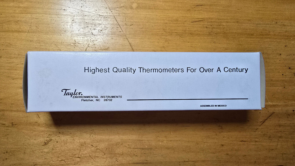 Taylor  2" BITHERM DIAL Thermometer Model 6234 - 8" range: 0/100C - NIB
