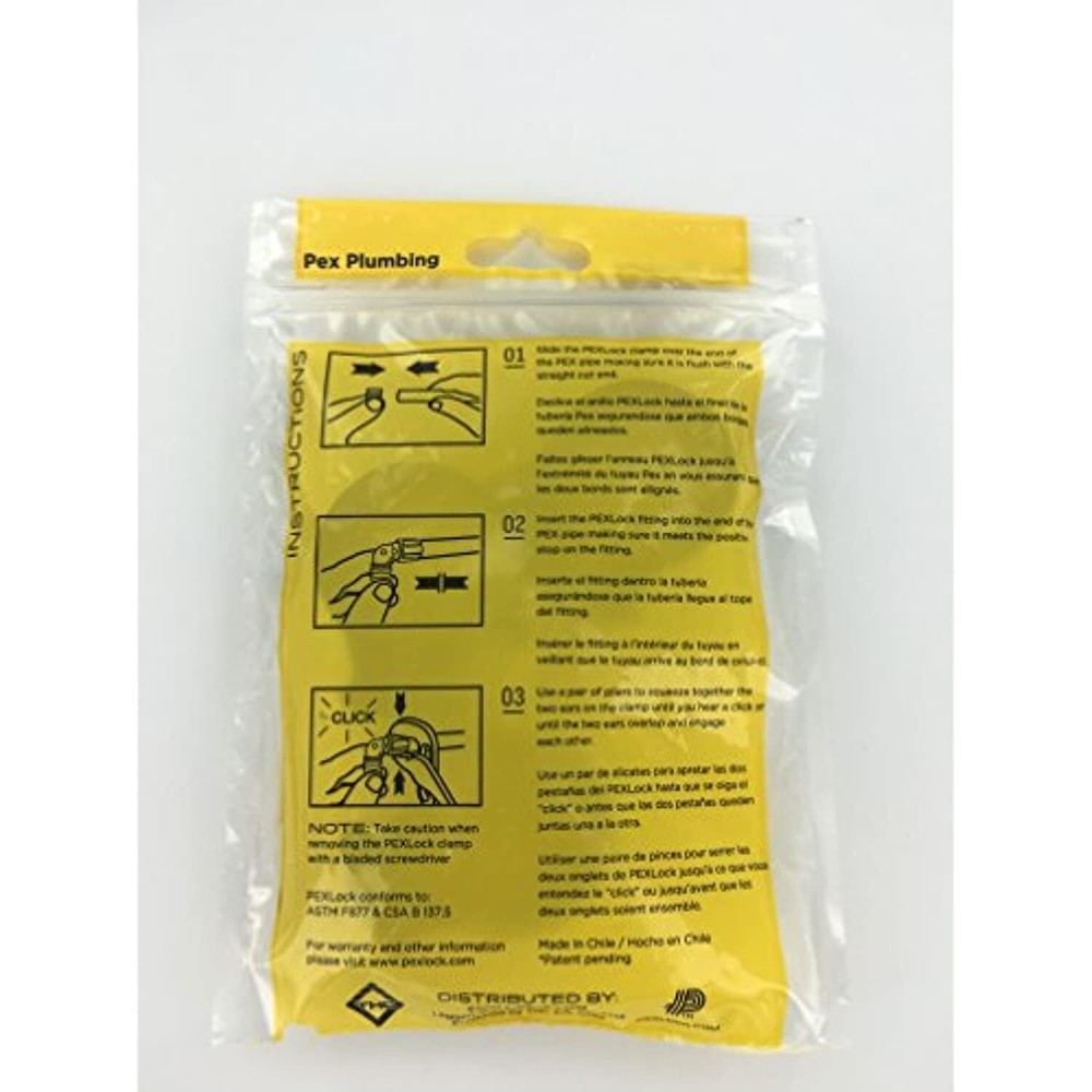 PEXLOCK 30769 Tee 1", Black