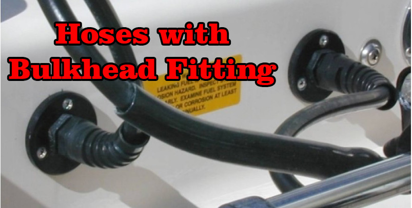 Flexible Hydraulic Hose Kit with Bulkhead Fitting - Includes two hoses