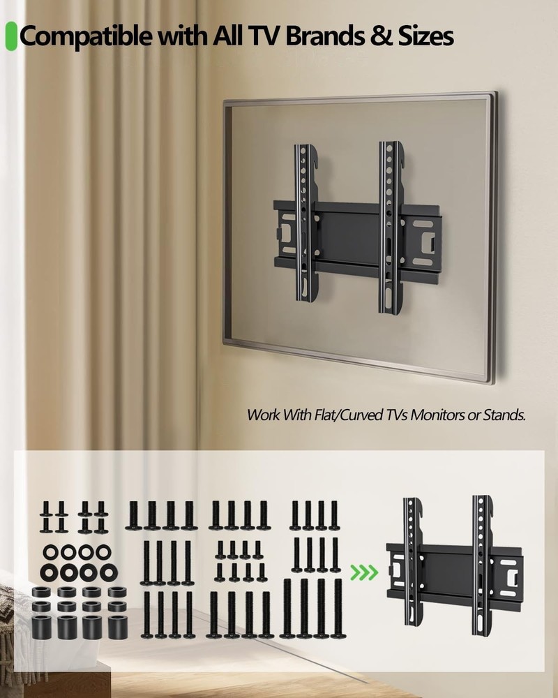 TV Mounting Screws and Hardware Kit