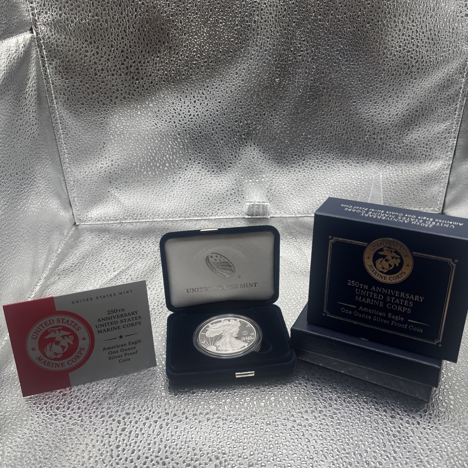 250th Anniversary US Marine Corps American Eagle 1oz Silver Proof Coin