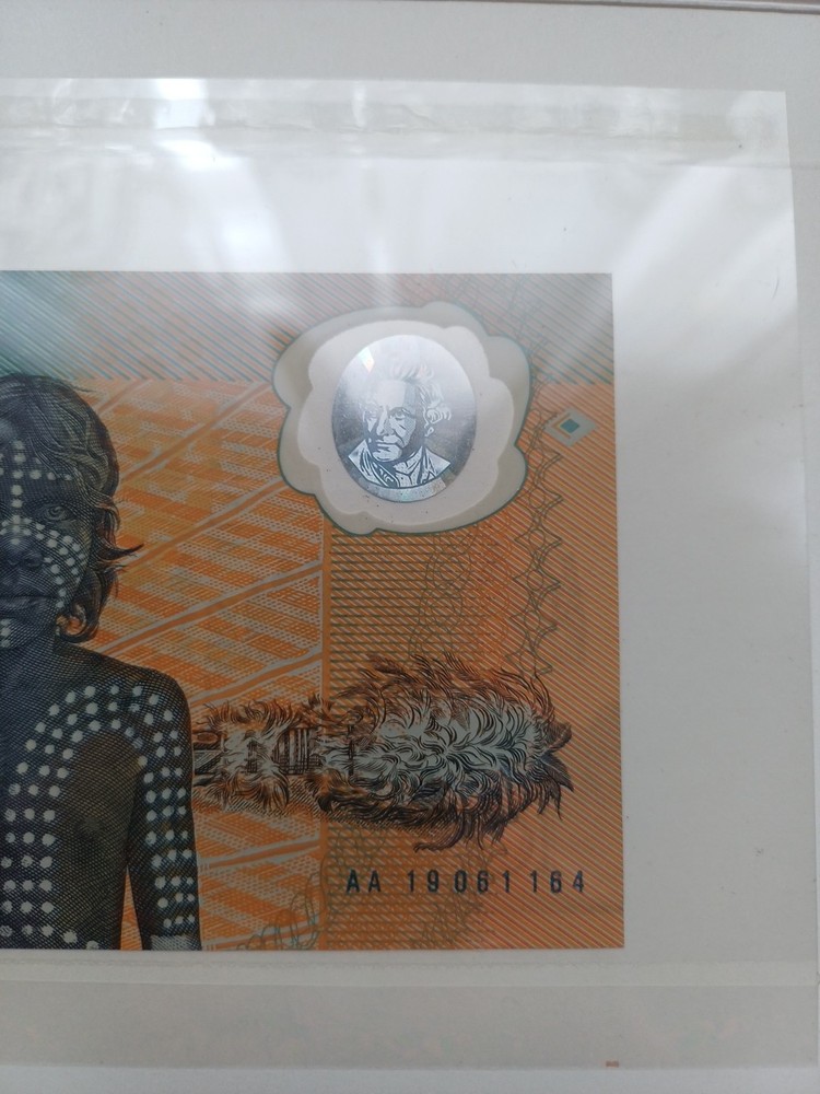 1988 First Polymer Commemorative $10 Note in Folder First Prefix AA