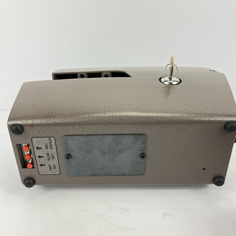 Rapidprint ARL-E Traditional Punch Clock Time Digital Recorder w/Key | Needs Ink