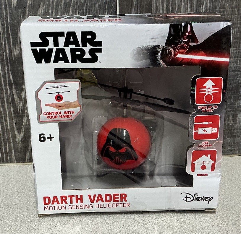 Star Wars Darth Vader Motion Sensing Helicopter Toy