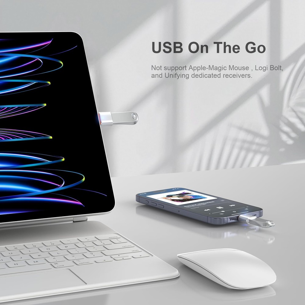 Duyasurs 3Pack Upgraded USB C to Adapter, High-speed data silver