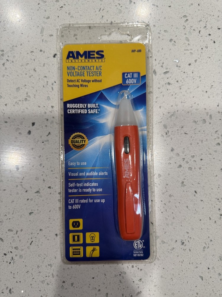 AMES INSTRUMENTS Non-Contact Voltage Tester Beep Electrical Test Meter