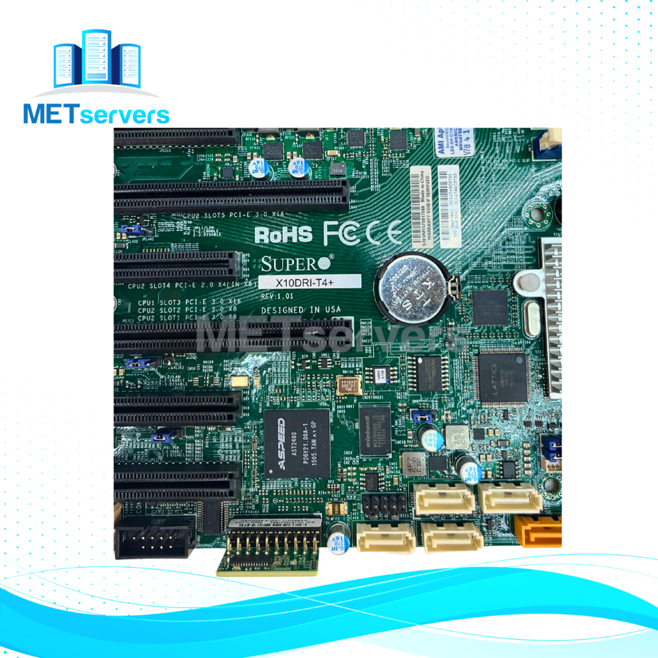 Supermicro Dual Intel Xeon E5-2600v4/v3 LGA2011 E.E.ATX Motherboard w/ Heatsinks