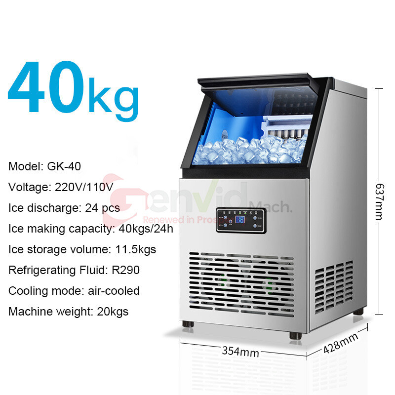 110V/220V Commercial Ice Cube Making Machine Automatic Block Ice Maker