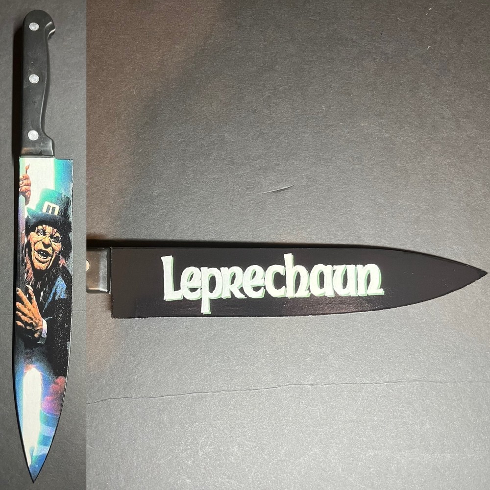 Leprechaun Kitchen Knife With Sublimated Stand