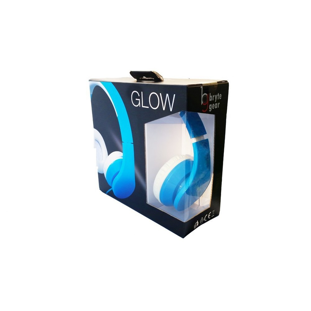 Glow Headphones with Microphone Designer Headset Compatible with iPhone Android