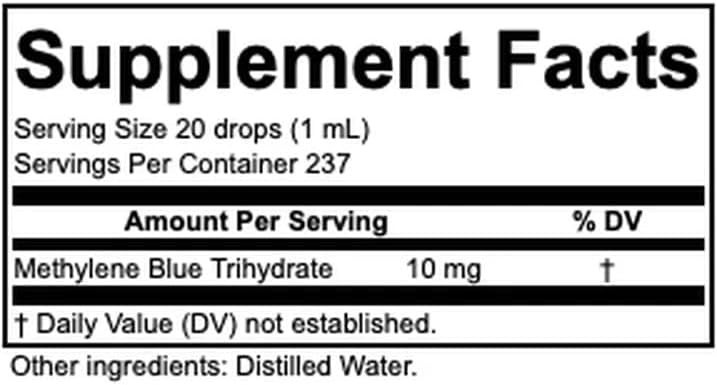 MB 1% Solution, 237 mL – Glass Bottle – Compass Laboratory