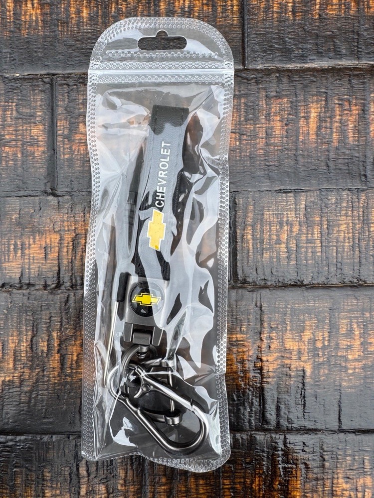 Chevrolet Genuine Leather Car Keychain