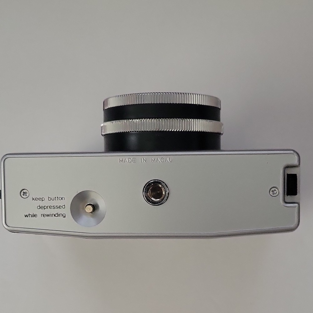 Ansco 35 Camera Black Silver Ansconar 45mm Lens with Original Case