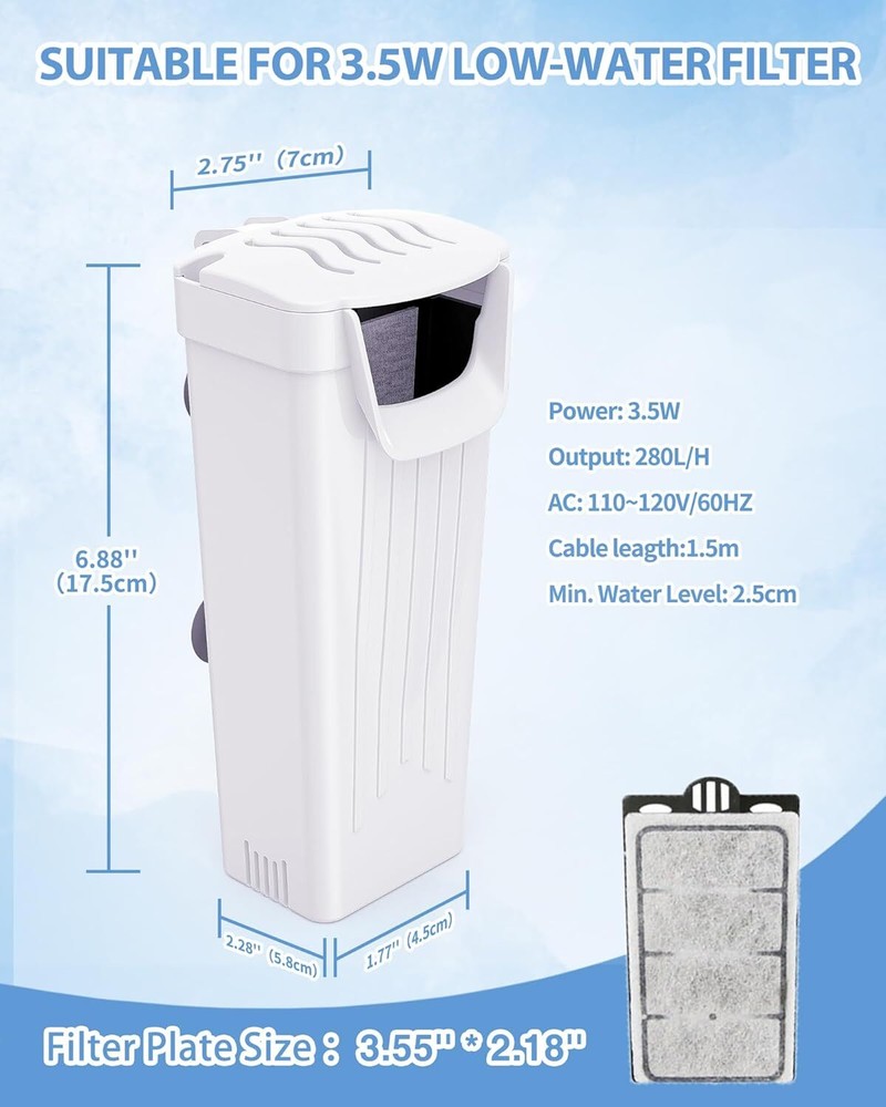 10 Pack Auqarium Filter Replacement Plates, Turtle Tank Filter Sponges