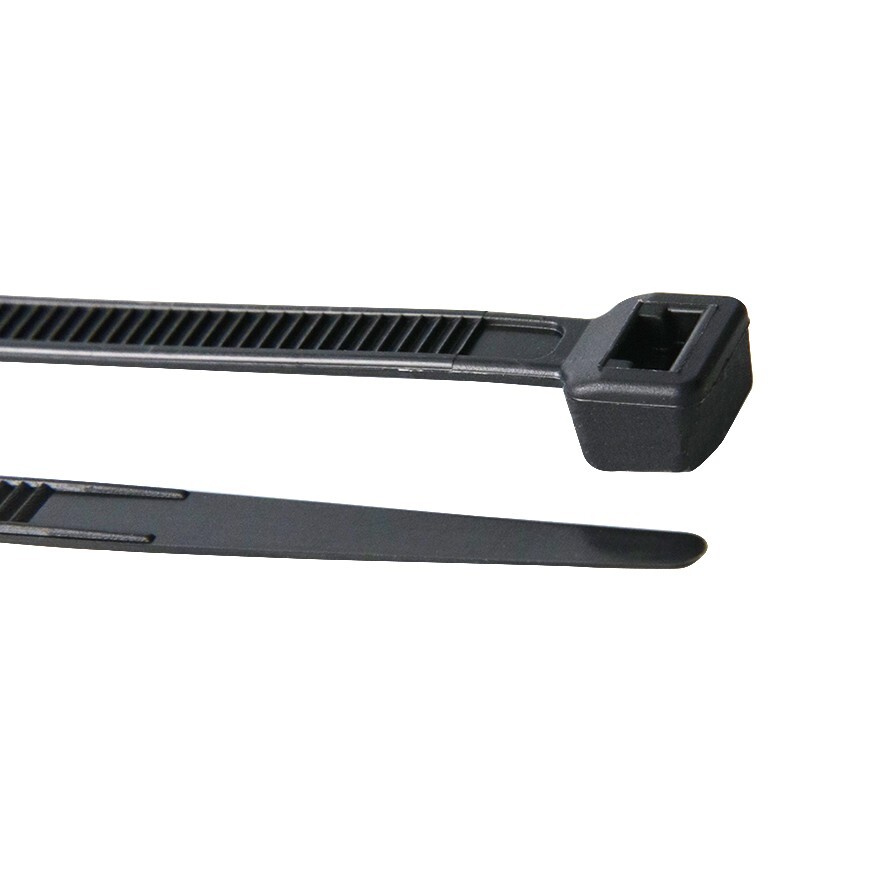 1000 Pack Construct Pro 7” Cold Weather Self-Locking Nylon Cable Ties Black Zip
