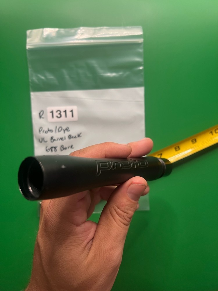 Proto/Dye UL Paintball Barrel Back 688 Bore AC Thread