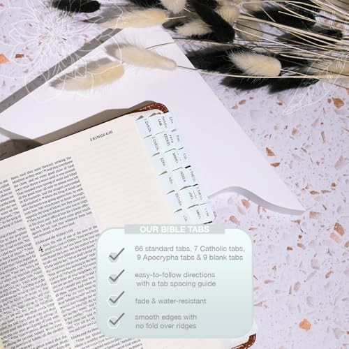 - Mini Bible Tabs, Embossed Gold Foil, Journaling, Small Mini Mint to Be