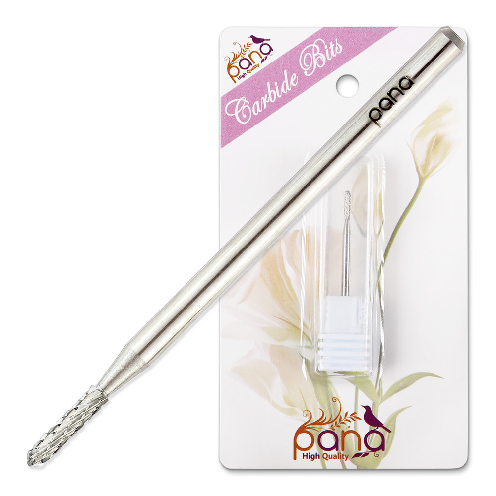 Professional Silver Round Point Safety Carbide Nail Drill Bit Medium Grit