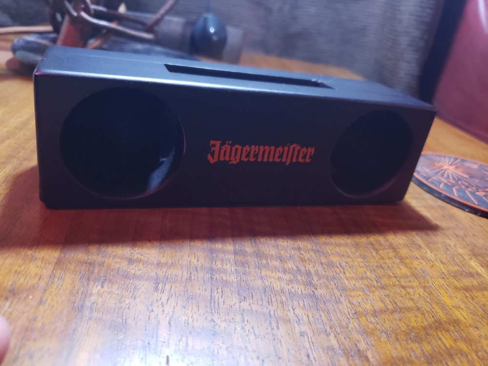 Jagermeister, cellphone, speaker, limited edition collectable.