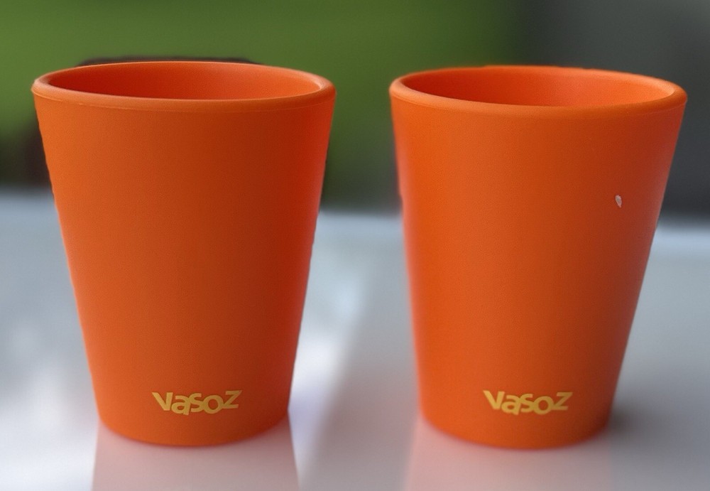 Shot glass 2 oz (2 pack) Orange