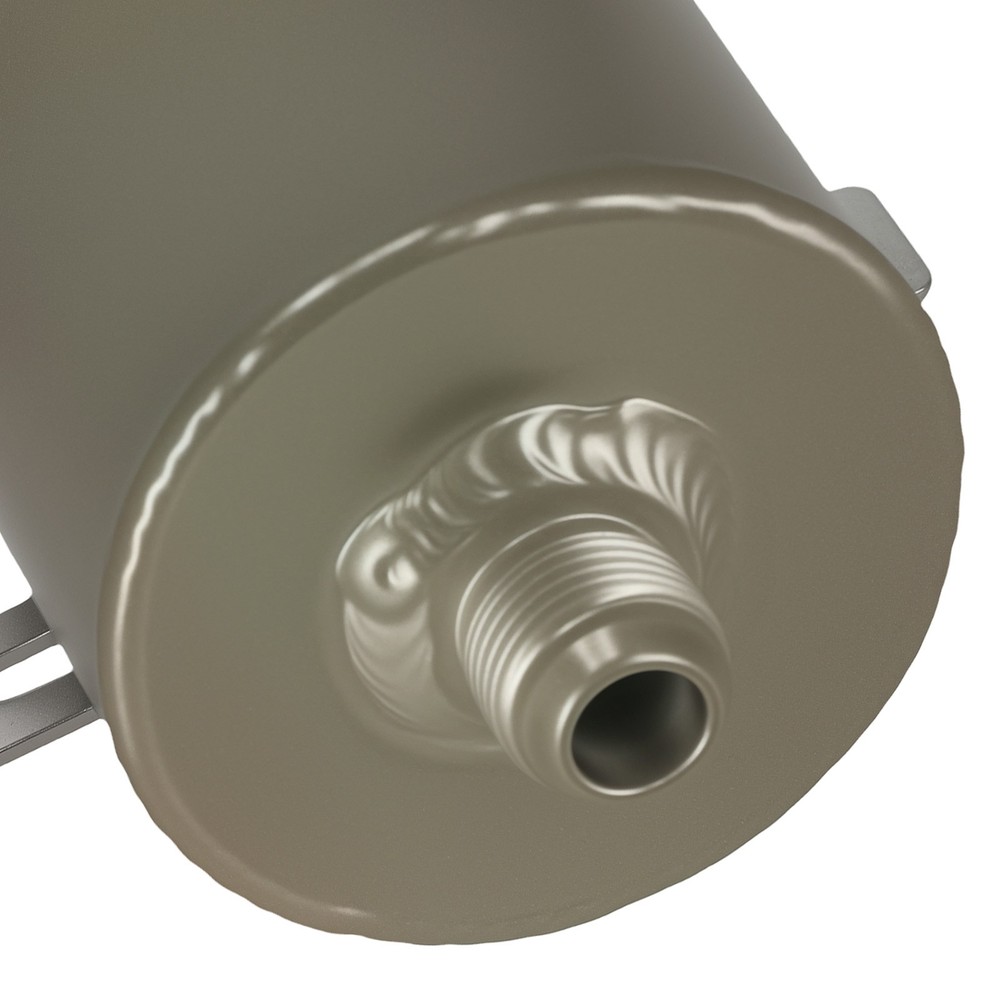 Performance Power Steering Container Universal Silver Aluminum Fluid Tank Kit