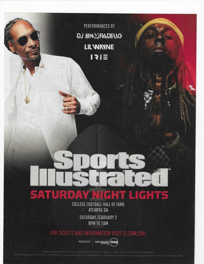SNOOP DOG / LIL WAYNE ORIGINAL PRINT AD