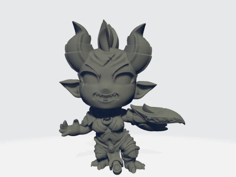 Grimdark Cuteness - Claw Chick #2