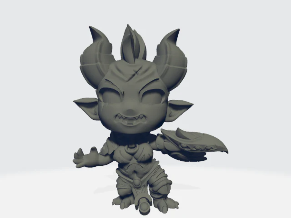 Grimdark Cuteness - Claw Chick #2