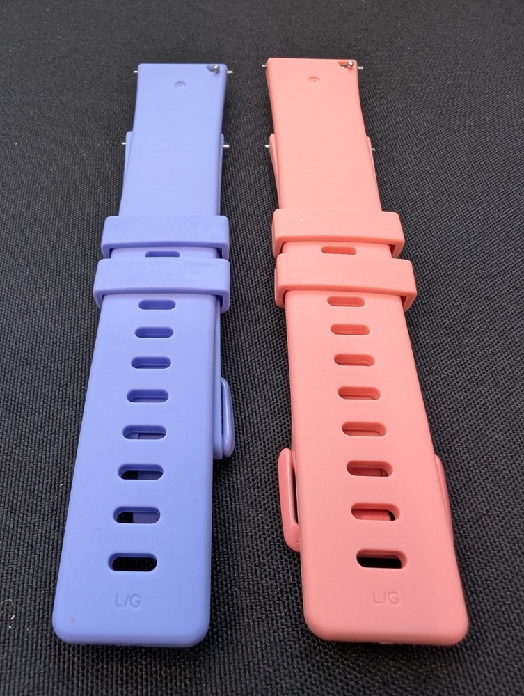 Fitbit Versa Replacement Silicone Bands Peach Violet