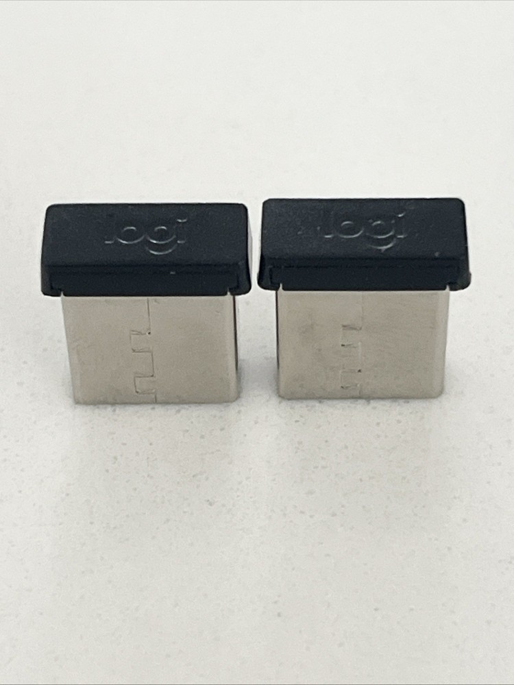 2x Logitech Unifying Receiver USB 2.4GHz Wireless Adapter Open Box