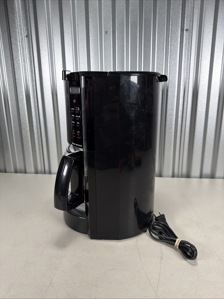 Krups ProAroma Programmable 12-Cup Coffee Maker Type 453 Black - Working!