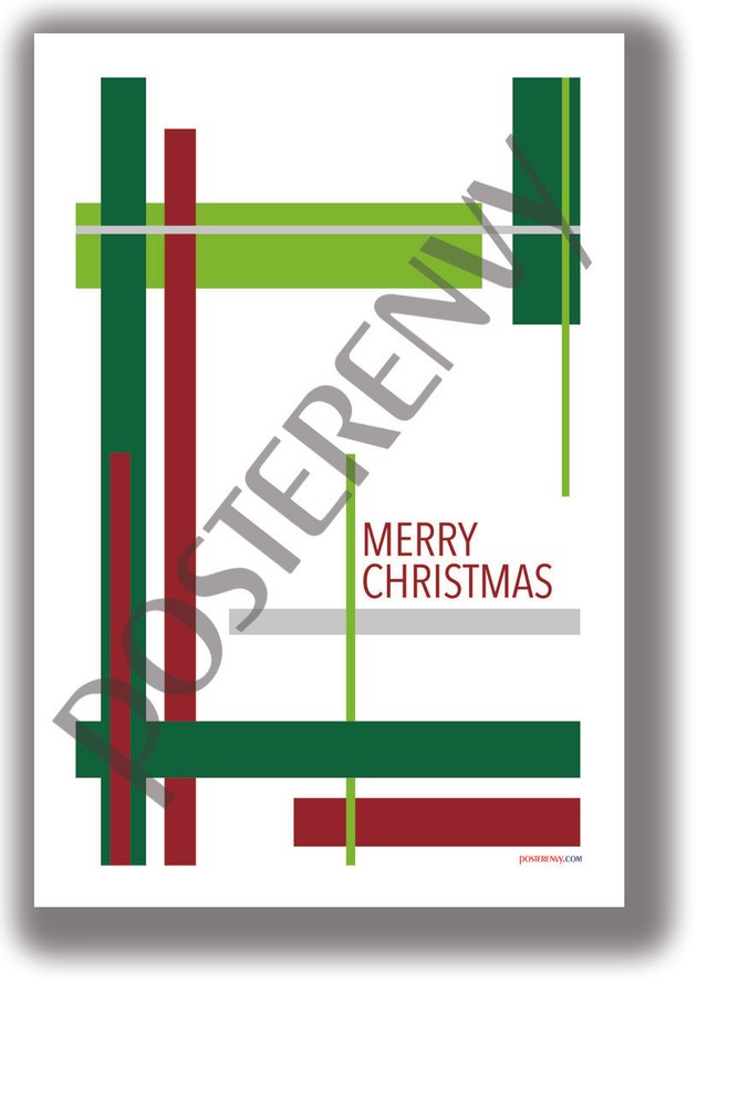 Merry Christmas Rectangles- NEW POSTER
