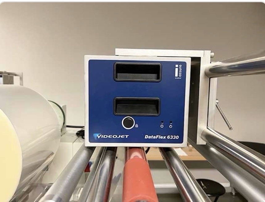 DataFlex Platen Roller Print Roller For Video Jet 6530 Standard Frame