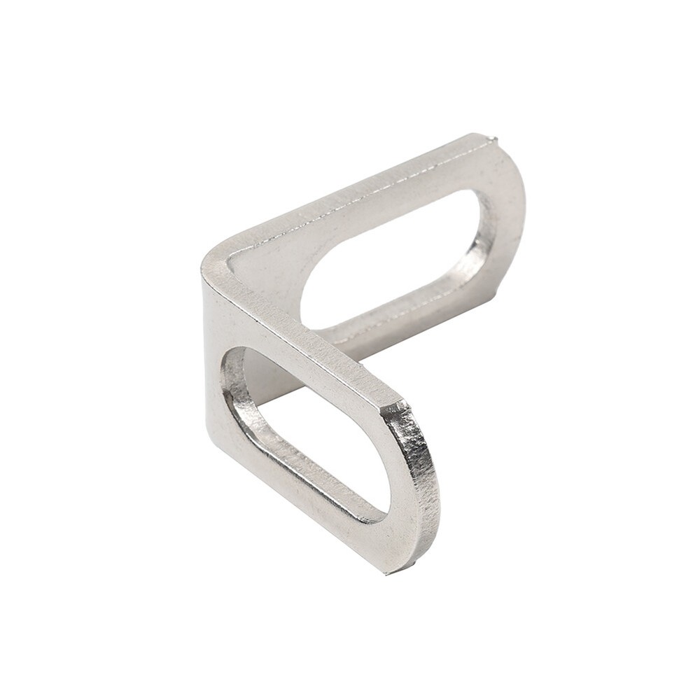Motorcycle Universal Exhaust Pipe Fixed Clamp Bracket L-Shaped Mounting