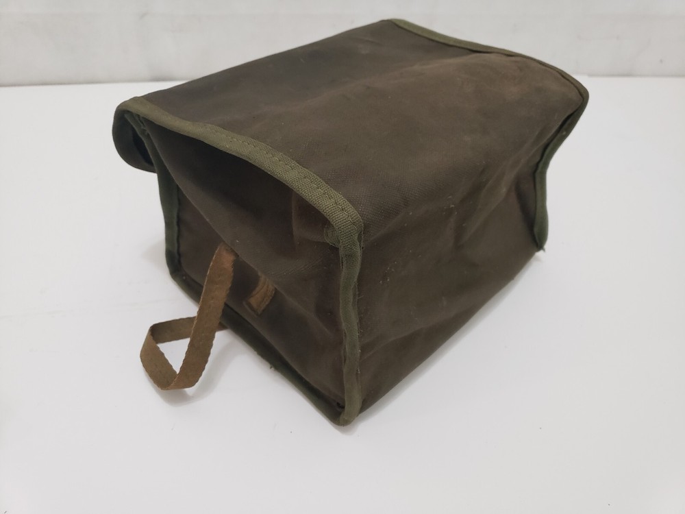 WW2 AAF Type E-2 Bombardiers Case - Canvass Bag with Top Flaps Springfield