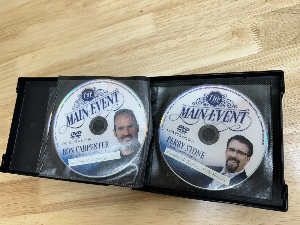 PERRY STONE * THE MAIN EVENT OCTOBER 4-8, 2016 * 8 CD SET
