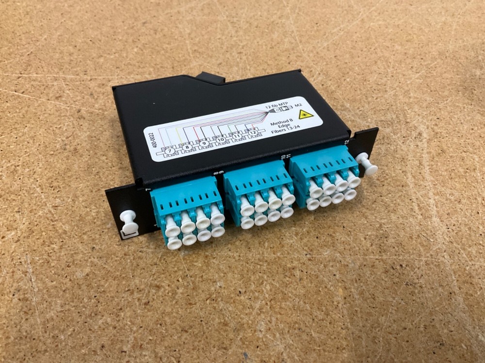 Leviton MTP-LC Method BE Edge Fiber Optic Module w/ Dust Covers