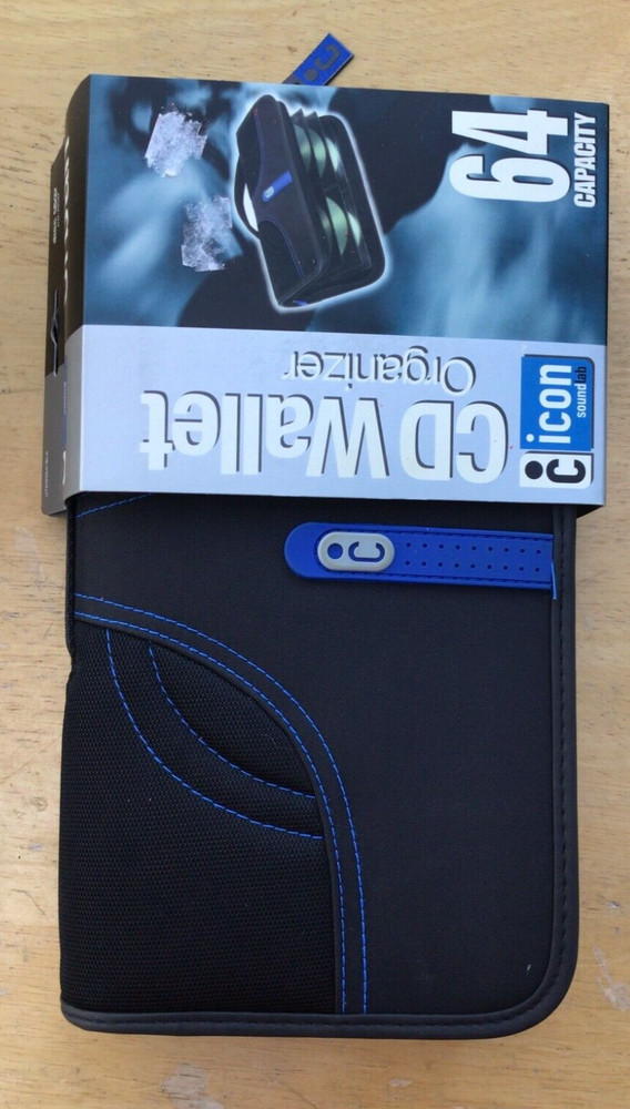 NEW iCON CD AND DVD WALLET ORGANIZER 64 Capacity