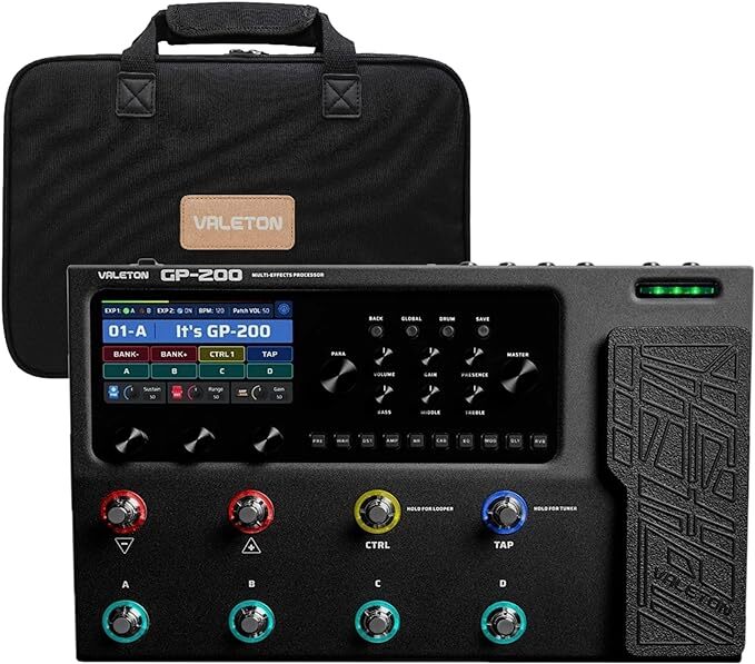 Valeton GP-200 Multi Effects Processor + Portable Guitar handbag