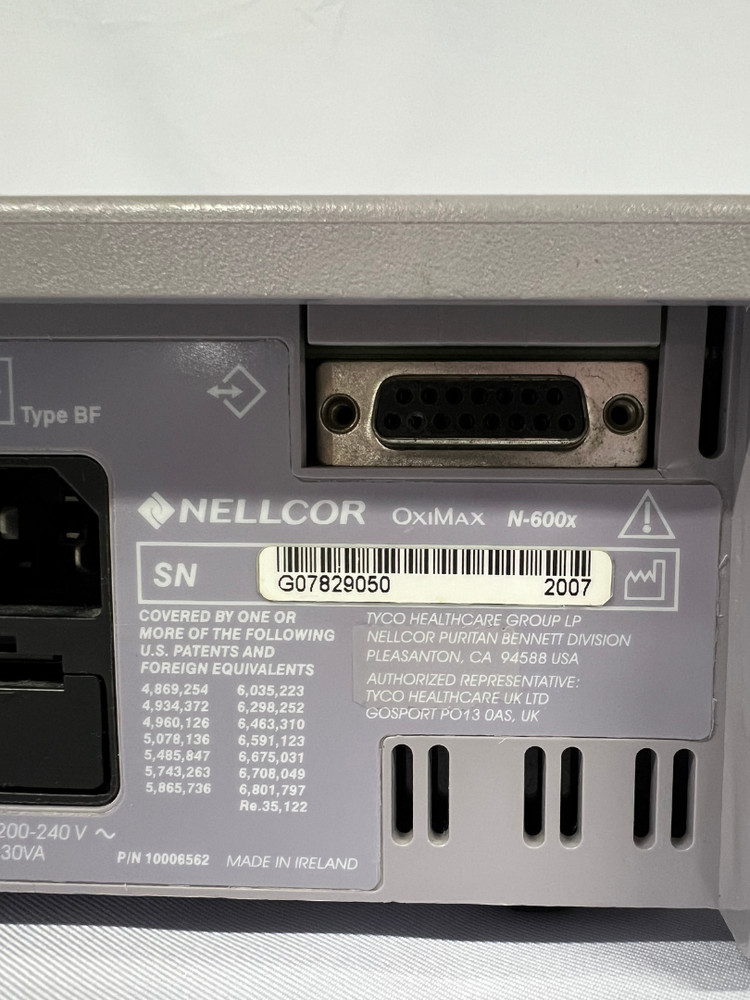 Nellcor N600x Pulse Oximeter