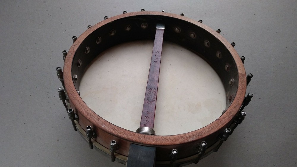 A Lyon & Healy Kerschner Unique Washburn 4-string banjo